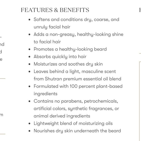 Young Living Shutran Beard Oil - Picture 4 of 7